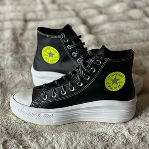 Women’s Chuck Taylor All Star High Move 'Black Lemon Venom' 9.5